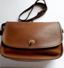 Bolsa tiracolo vintage Coach britânica bronzeada luva couro curtido 7821 comprar usado  Enviando para Brazil