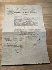 Vieux papier certificat d'occasion  Uzès