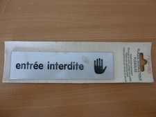 Plaque signalétique plexiglas d'occasion Plaque signalétique plexiglas d'occasion  Orthez