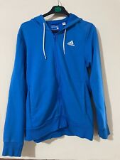 Adidas Essentials Blu Felpa con Cerniera Usato UOMO TAGLIA S na sprzedaż  Wysyłka do Poland