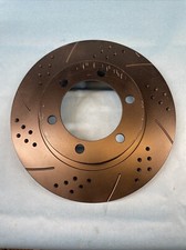 Rotor de freio a disco preto com fenda e perfuração decoração bar garagem corrida comprar usado  Enviando para Brazil