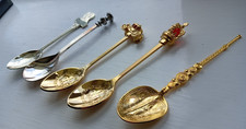 Gold plated spoons for sale  HEREFORD