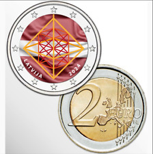 Euro commemorativo colorato usato  Valvestino