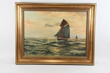 Q21c78 gemälde segelboote gebraucht kaufen  Neu-Ulm