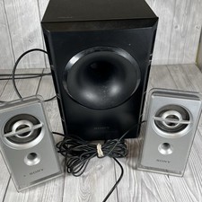 Sistema de altavoces activos Sony SRS-D21 con 2 altavoces y subwoofer probado funcionando  segunda mano  Embacar hacia Mexico