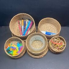 Wicker baskets round for sale  Clemons