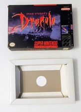 1993 Bram Stoker's Dracula SNES videogame Super Nintendo caixa somente autêntico comprar usado  Enviando para Brazil
