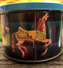 Vintage carousel tin for sale  Bettendorf