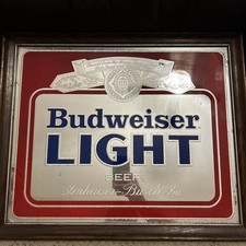 Vintage budweiser light for sale  Columbia Station