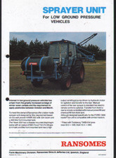 Ransomes sprayer unit for sale  DRIFFIELD