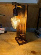 lampka nocna art rękodzieło sosna loft Uwaga- sprzedaż lampki bez żarówki! na sprzedaż  PL