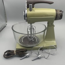Antigo Sunbeam Mixmaster Verde Abacate 12 Velocidades Suporte Batedeira e Batedores Tigela FUNCIONA comprar usado  Enviando para Brazil