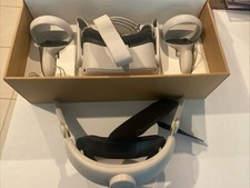 Fone de Ouvido de Realidade Virtual Meta Oculus Quest 2 128GB - Branco + Alça de Cabeça Confortável comprar usado  Enviando para Brazil
