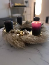 Adventskranz boho pampasgras gebraucht kaufen  Wiesbaden