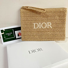 Christian Dior Torba torebka 2025 Oryginalna limitowana Letnia Rattan Beżowa na sprzedaż  Wysyłka do Poland