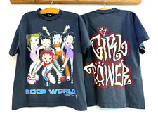 Camisa vintage BETTY BOOP L SPICE GIRLS paródia popstar banda de desenhos animados Girl Power comprar usado  Enviando para Brazil