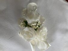Hochzeit brautschmuck creme gebraucht kaufen  Crossen