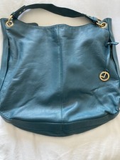 Teal leather shoulder for sale  GLASGOW