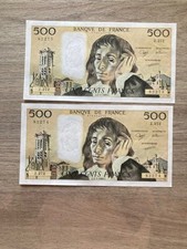 Billets 500 francs d'occasion  Montataire