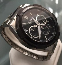 Relógio cronógrafo masculino genuíno Hugo Boss Supernova grande 1513359 aço preto comprar usado Relógio cronógrafo masculino genuíno Hugo Boss Supernova grande 1513359 aço preto comprar usado  Enviando para Brazil