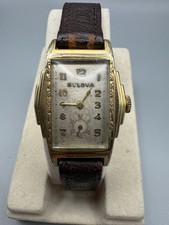 Vintage bulova 10k for sale  LONDON