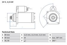 Bosch anlasser starter gebraucht kaufen  Oberlungwitz