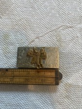 nickel silver belt buckle for sale  Mertztown