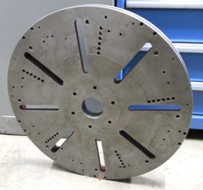 PLACA FRONTAL DE TORNO ENTALHADA 22" com MONTAGEM D1-6 comprar usado  Enviando para Brazil