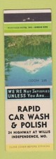 Capa Matchbook - Lavagem rápida de carros e independência polonesa MO, usado comprar usado  Enviando para Brazil