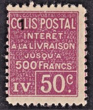 Timbre 1926 colis d'occasion  La Brède