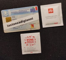 Bustina zucchero illy usato  Messina