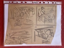 Lotto disegni originali usato  Milano