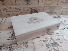 Wooden wine box for sale  CHIPPENHAM