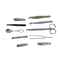 Kit de herramientas de manicura y pedicura de acero inoxidable de 10 piezas y cuchara Durango Silverton segunda mano  Embacar hacia Mexico