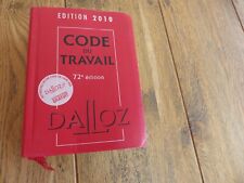 Code travail edition d'occasion  Perrignier