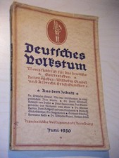 Deutsches volkstum monatsschri gebraucht kaufen Deutsches volkstum monatsschri gebraucht kaufen  Velbert