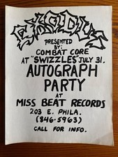 Exodus Thrash Metal 31 de julho de 1986 York PA concerto folheto e autógrafo festa comprar usado  Enviando para Brazil