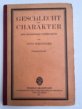 Tto weininger geschlecht gebraucht kaufen  München