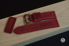 Cinturino artigianale rosso usato  Monsummano Terme