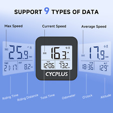 Usado, CYCPLUS G1 Drahtloser GPS Fahrradcomputer Kilometerzähler Geschwindigkeitsmesser comprar usado  Enviando para Brazil