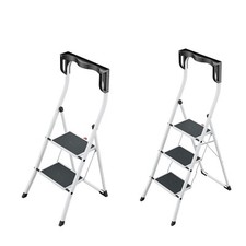 Hailo ergonomische Stahl Trittleiter Tritt Leiter Hocker K75 ComfortLine gebraucht kaufen  Oberhausen