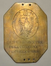 Plaque métier villemoiron d'occasion  Mirebeau-sur-Bèze