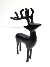 Black metal reindeer for sale  Gresham