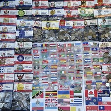 Lote Coleção Mundial de Moedas: 1000 Moedas Estrangeiras de 100 Países ⭐⭐⭐⭐⭐⭐ comprar usado  Enviando para Brazil