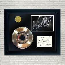 Iron Maiden emoldurado 45 disco de ouro reprodução tela de assinatura  comprar usado  Enviando para Brazil