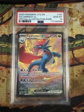 2025 Pokémon Salamanca ilustração especial rara PSA 10 em perfeito estado comprar usado 2025 Pokémon Salamanca ilustração especial rara PSA 10 em perfeito estado comprar usado  Enviando para Brazil