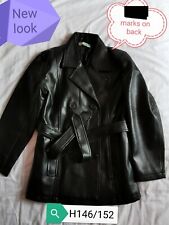 Black pvc jacket for sale  FAREHAM