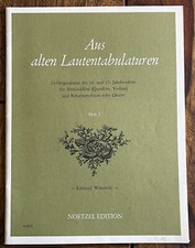 Alten lautentabulaturen rigina gebraucht kaufen  Lübeck