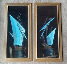 2 mid century paintings for sale  Long Beach