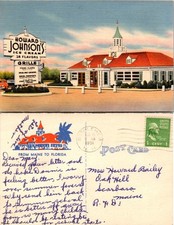 Cartão postal Howard Johnson's Ice Cream Scarborough Maine, usado comprar usado  Enviando para Brazil